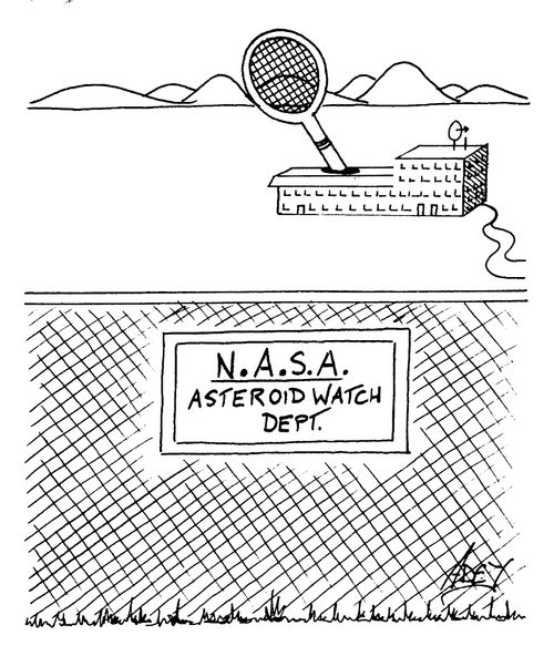 'NASA, Asteroid Watch Dept'