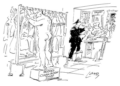 Rodin's Cloakroom Thief