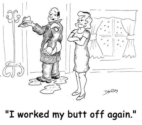 'I worked my butt off again.'