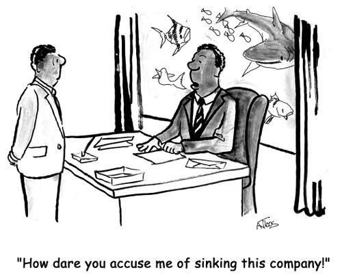'How dare you accuse me of sinking this company?'