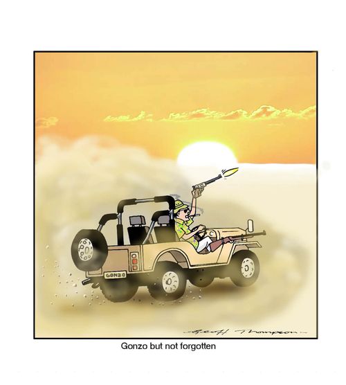 'Gonzo but not forgotten.'