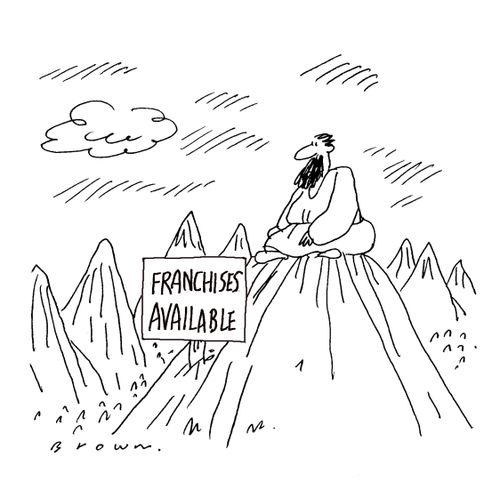 Guru sells mountaintop franchises.