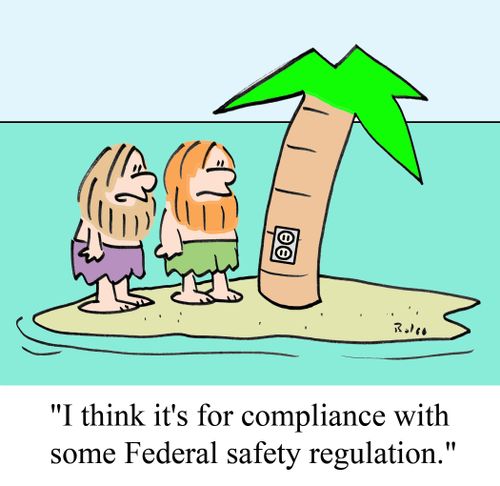 'I think it's for compliance with some Federal safety regulation.'