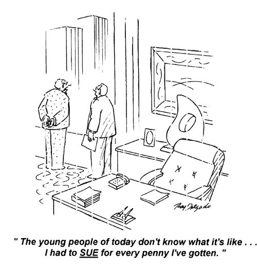 'The young people of today don't know what it's like... I had to SUE for every penny I've gotten.'