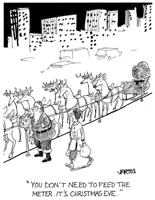 'You don't need to feed the meeter. It's Christmas Eve.'