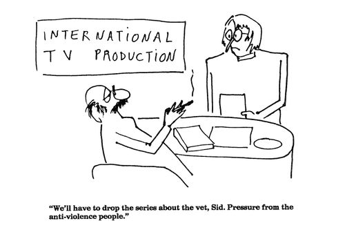 'We'll have to drop the series about the vet, Sid....'
