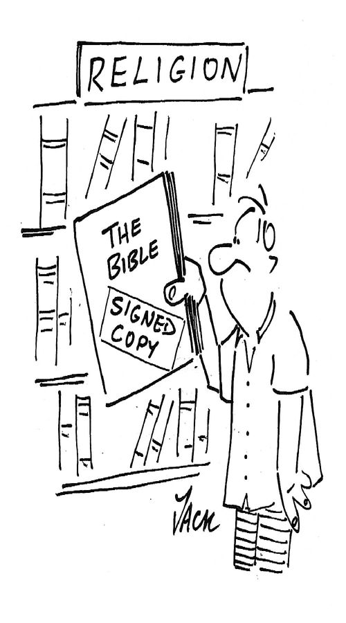 The Bible, signed copy.