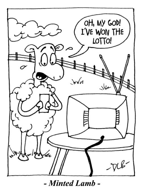 Minted Lamb: 'Oh, my god! I've won the lotto!'