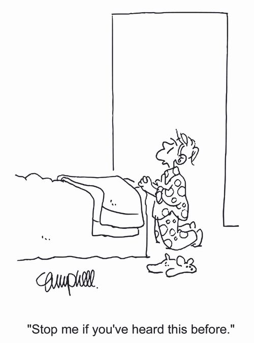 'Stop me if you've heard this before.'