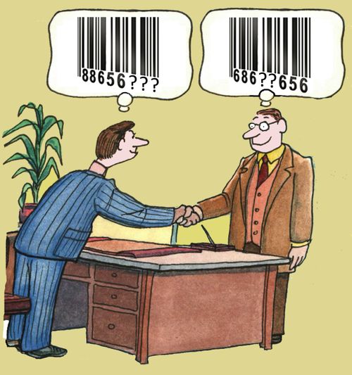 Bar code meeting