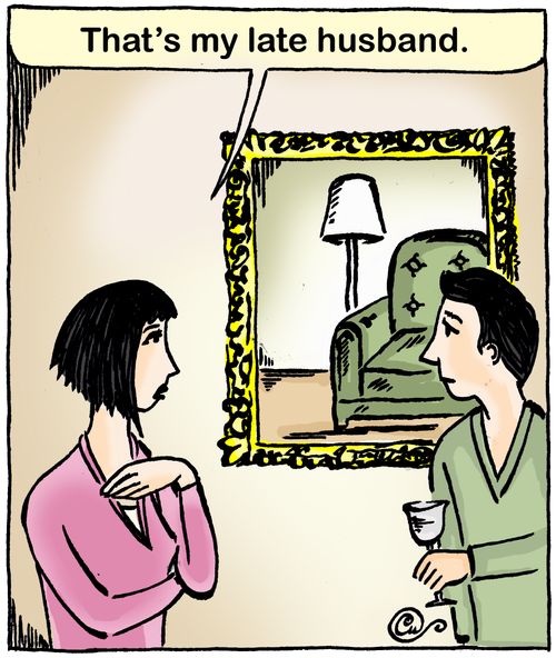 'That's my late husband.'