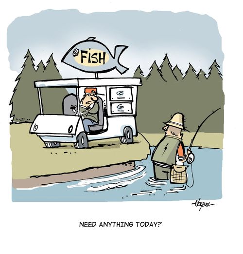 'Need anything today?'