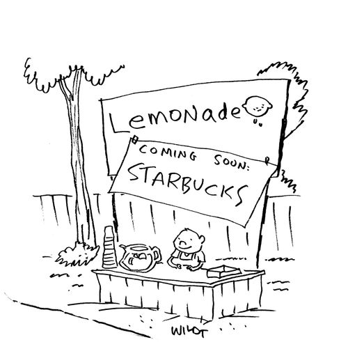 Lemonade Stand Becoming Starbucks