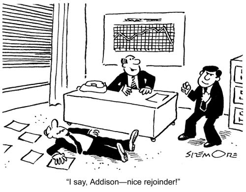 'I say, Addison