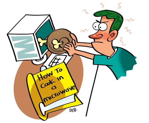 Microwave confusion.