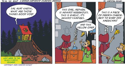 Was ist das-A German cartoonist examines America
