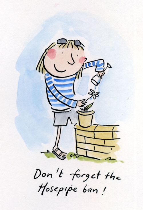 Don't forget the hosepipe ban!