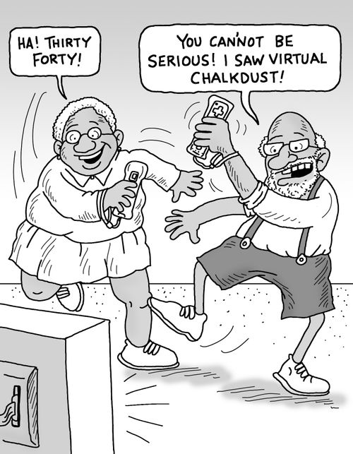 The Elderly Keeping Fit.