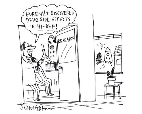 'Eureka! I discovered drug side effects in HD!'