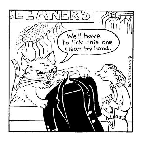 We'll have to lick this one clean by hand