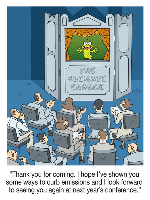 I hope I've shown you some ways to curb emissions and I look forward to seeing you again at next year' s conference