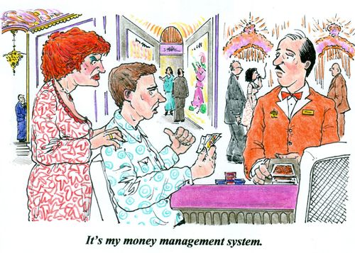'It's my money management system.'