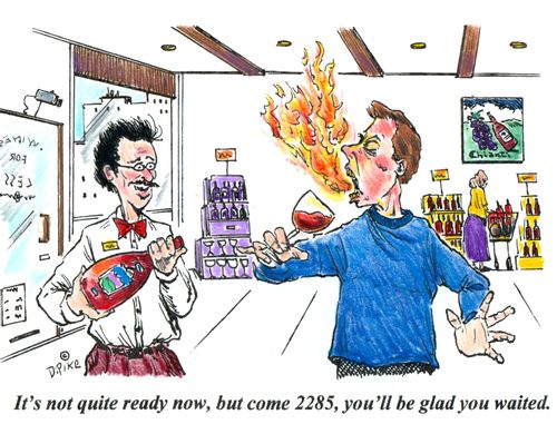 'It's not quite ready now, but come 2285, you'll be glad you waited.'