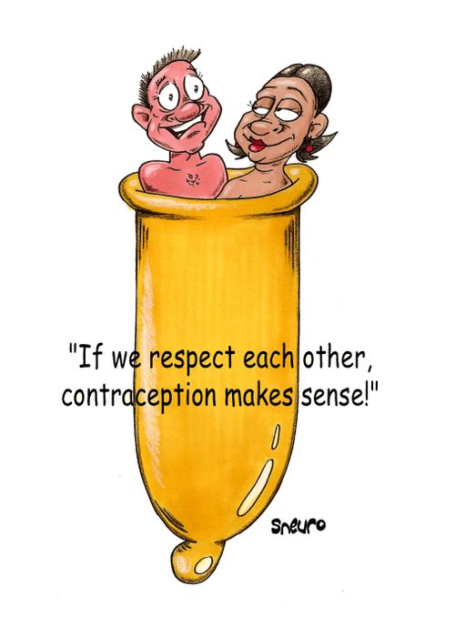 'If we respect each other, contraception makes sense!'