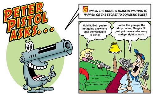 Guns in the home: a tragedy waiting to happen or the secret to domestic bliss?