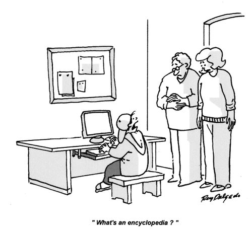 'What's an encyclopedia?'