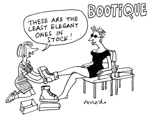 "These are the least elegant one's in stock!"