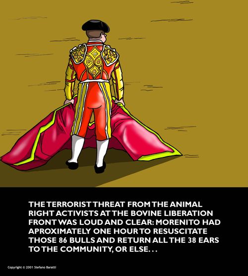 "The terrorist threat from the Animal Liberation front was loud and clear..."