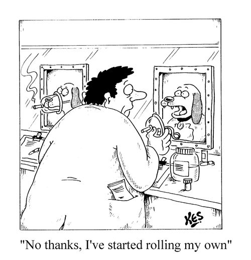 "No thanks. I've started rolling my own"