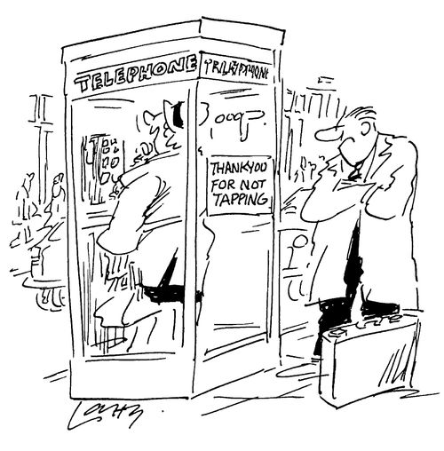 Phone box - Thank you for not tapping