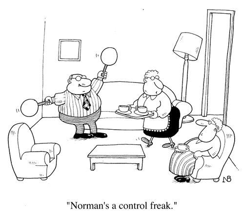 "Norman's a control freak."