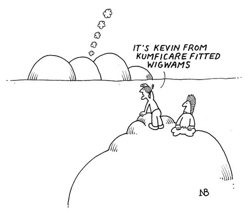 "It's Kevin from kumficare fitted wigwams"
