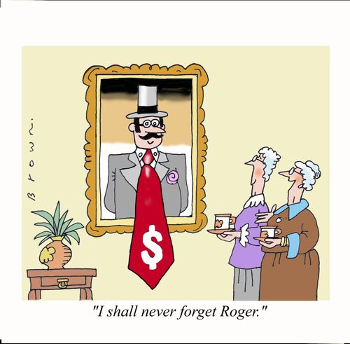"I shall never forget Roger."