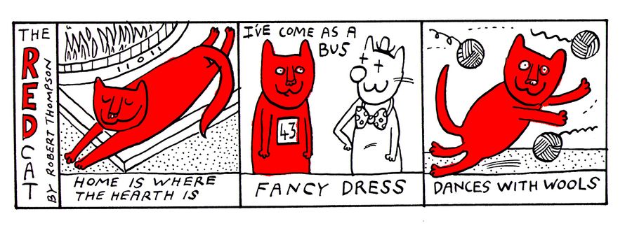 The Red Cat: Home is where the hearth is/Fancy Dress/Dances with wools.