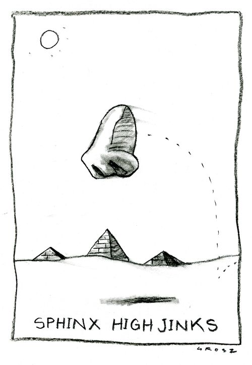 Sphinx high jinks.