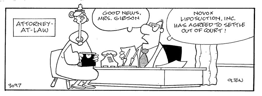 'Good news, Mrs. Gibson'