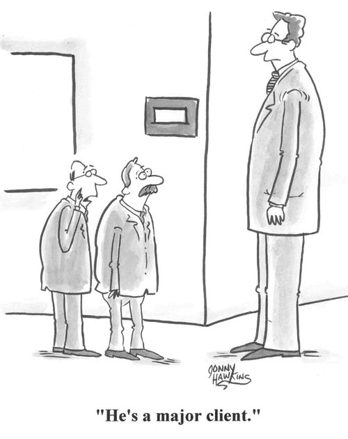 'He's a major client.'