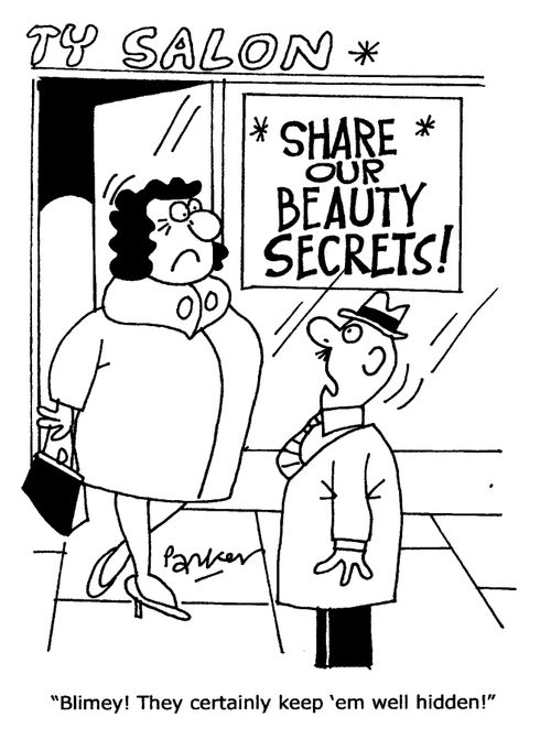 "Blimey! They certainly keep 'em well hidden!"