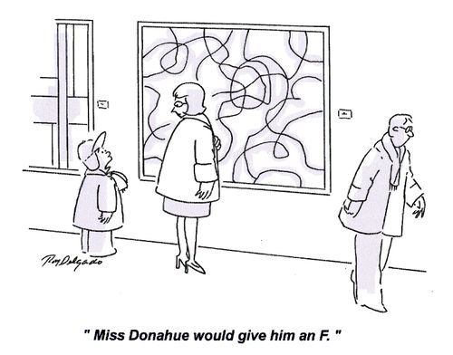 'Miss Donahue would give him an F.'