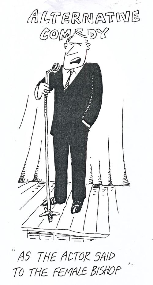 'As the actor said to the female bishop.'
