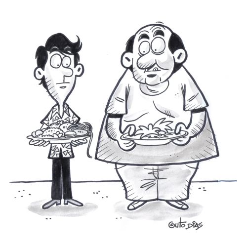 Food envy.
