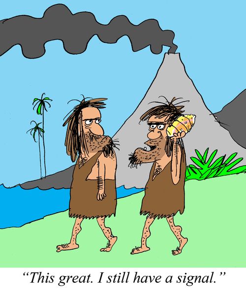 'This is great.  I still have a signal.'