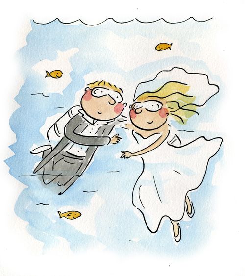 Underwater wedding!