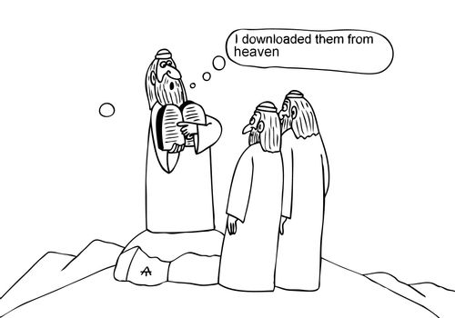 'I downloaded them from heaven.'