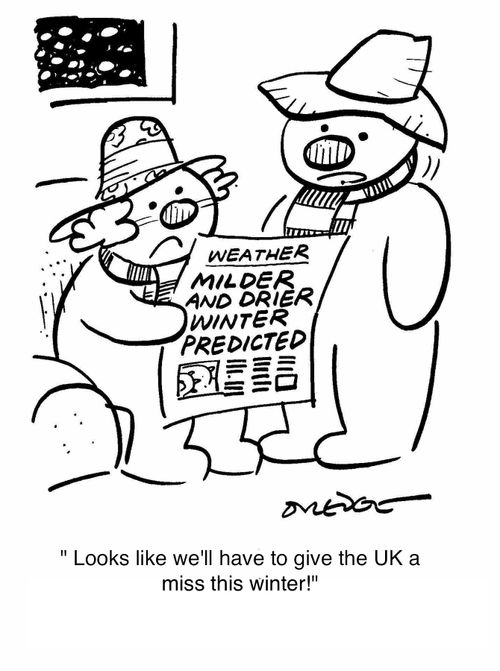 'Looks like we'll have to give the UK a miss this year.'