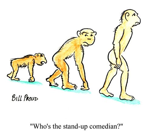 'Who's the stand-up comedian?'
